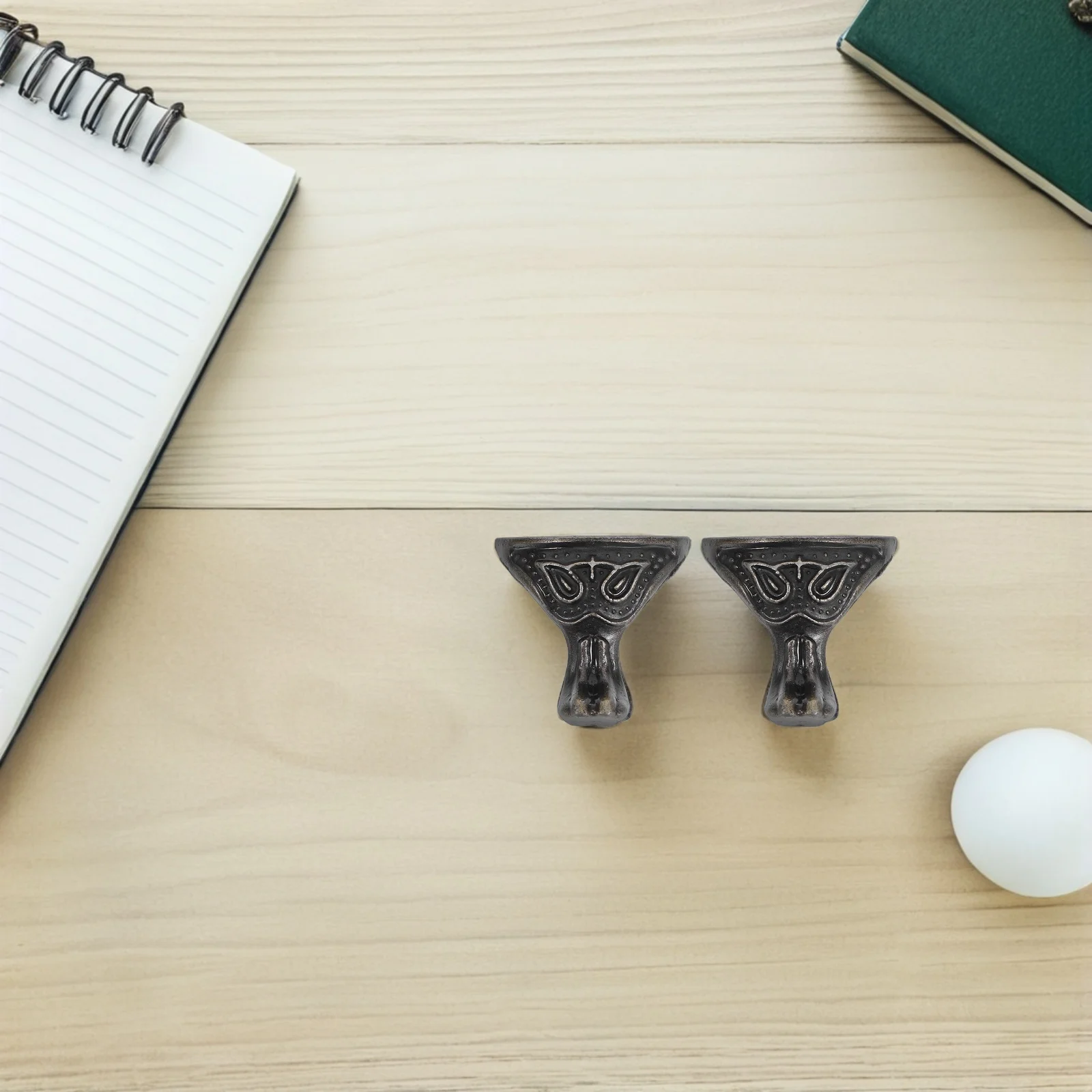 12Pcs Zinc Alloy Jewelry Box Feet Retro Corner Guards Metal Protective Legs Storage Chest Cabinet Decorative Hardware