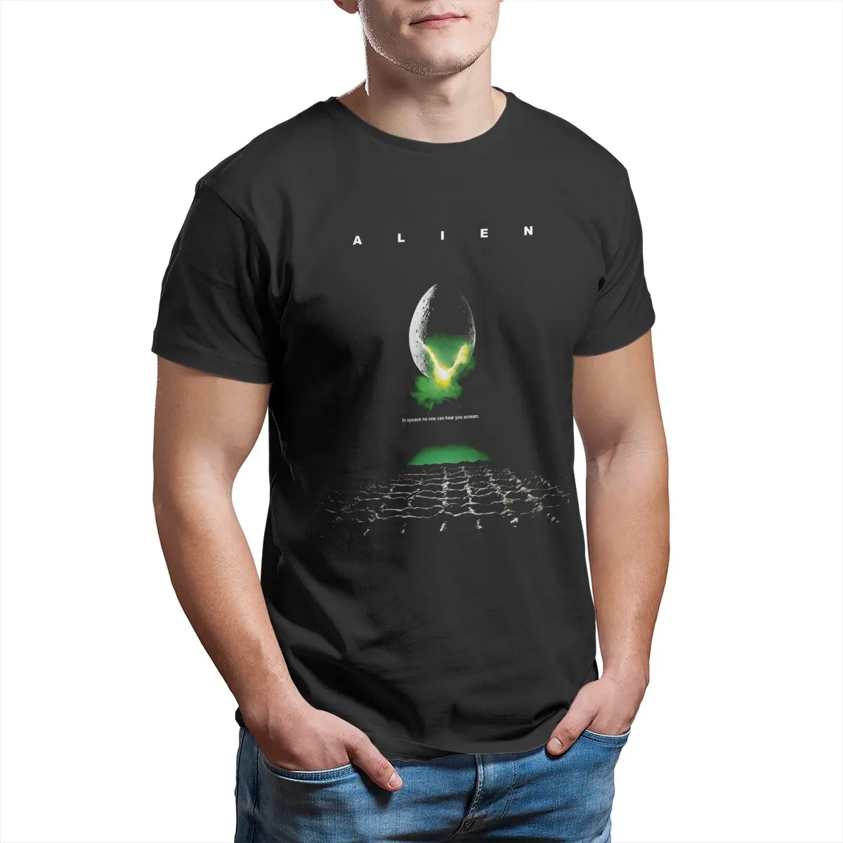 Alien xenomorph horror movie aliens T-Shirt Ellen ripley Casual  100% cotton mens graphic tshirts Big Size Men's clothing