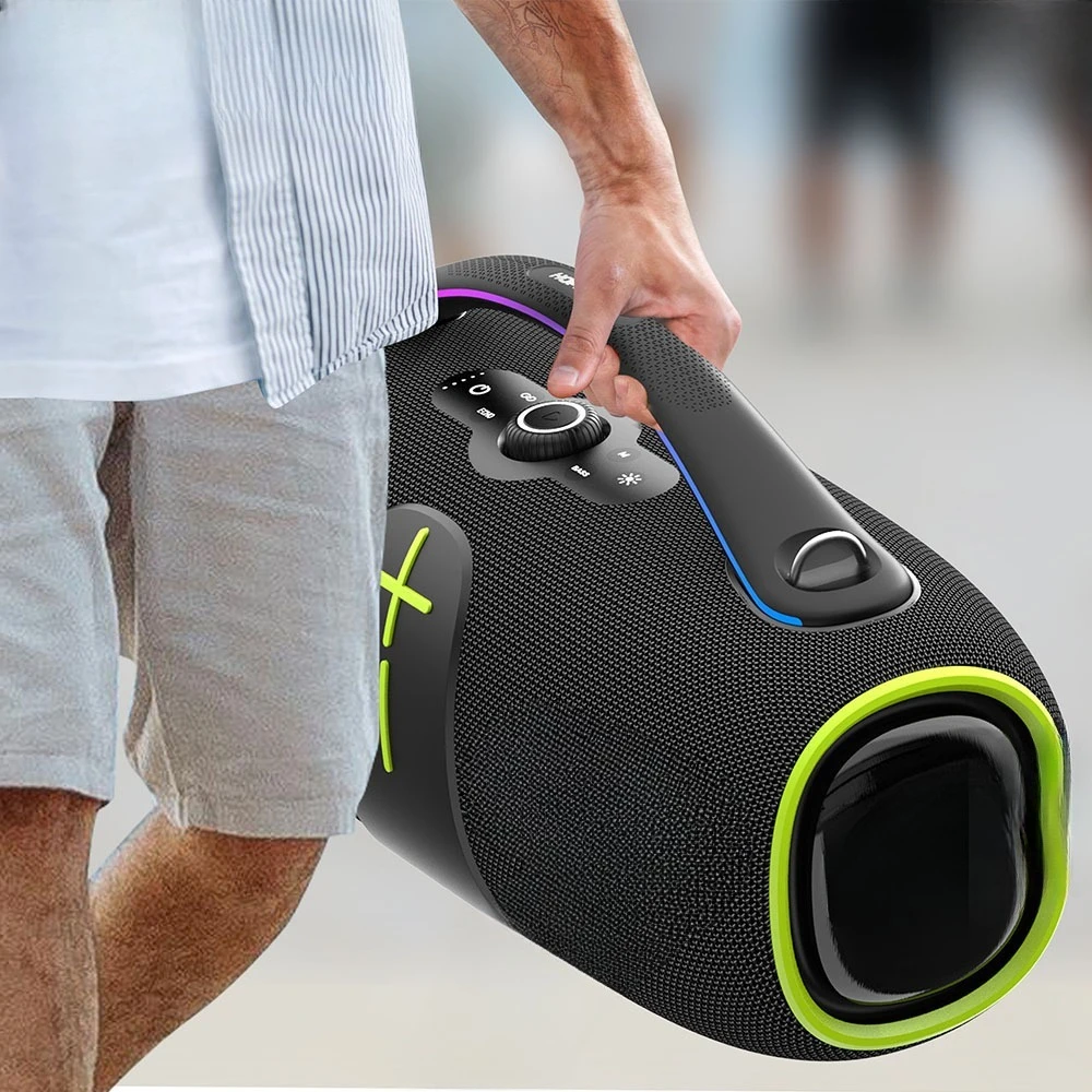 Outdoor portable wireless Bluetooth speaker 400W high-power waterproof subwoofer with 6 speakers