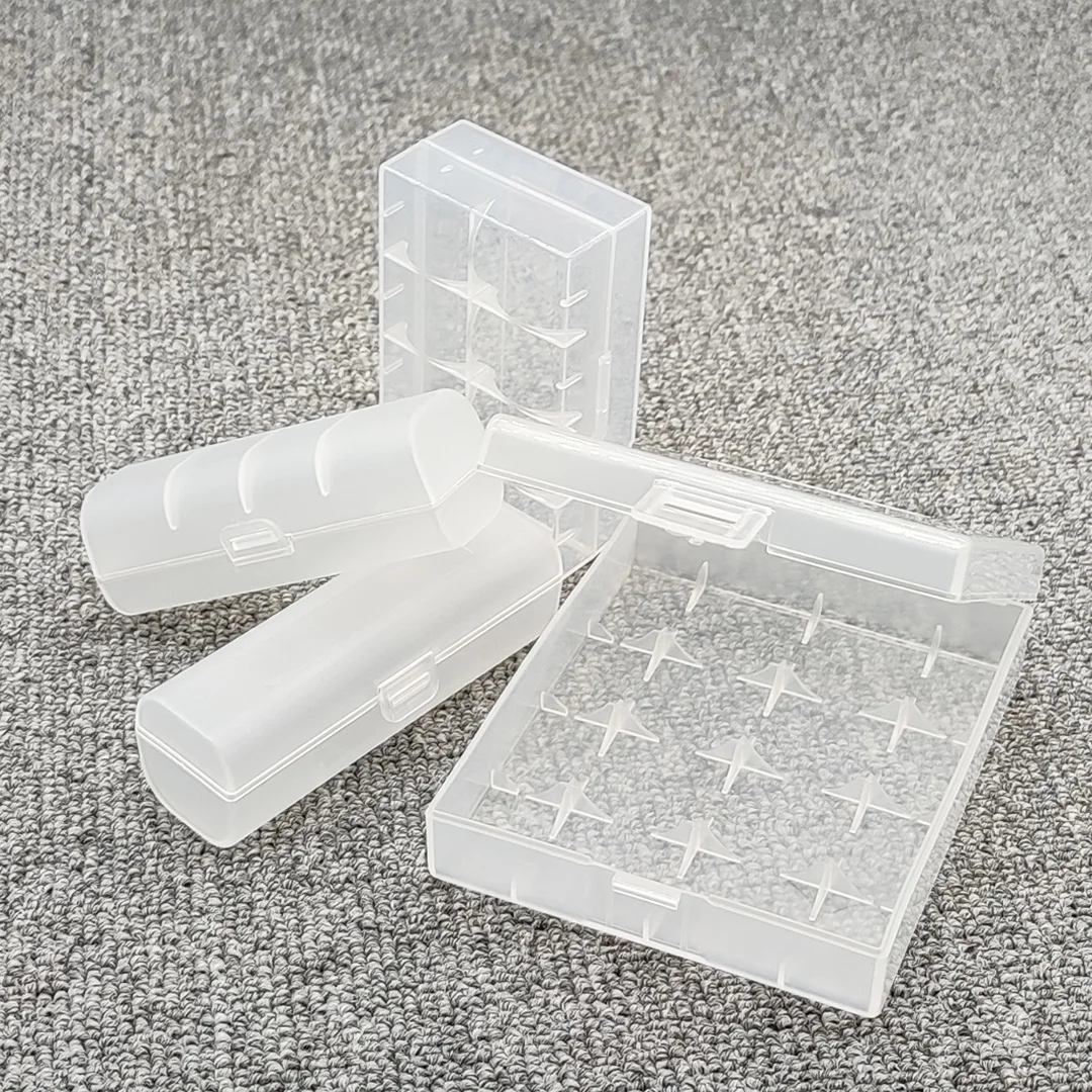 21700 Battery box 21700 Storage box 21700 storage Case Bracket Battery Charging Treasure Transparent Plastic With Cover