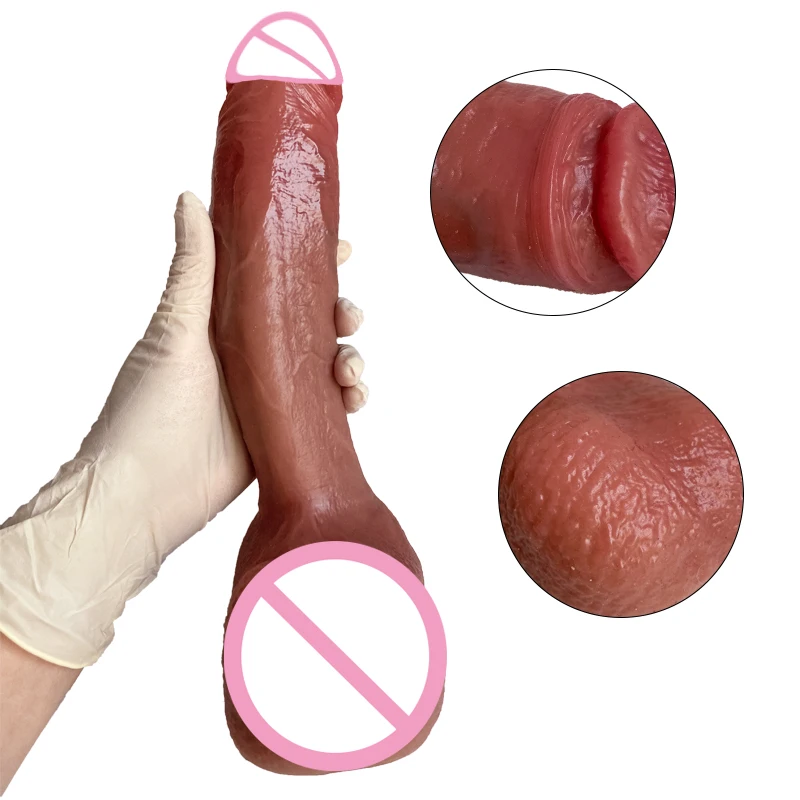 8.46/10.23inch Realistic Dildos Huge Penis Female Masturbator Silicone Real Skin Dildo Suction Cup Dick Anal Sex Toys for Women