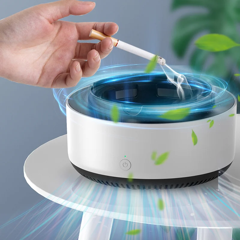 Ashtray Air Purifier Intelligent Passive Smoking Removal Smoking Smoke Smell Multi Filtration Indoor Living Room Office