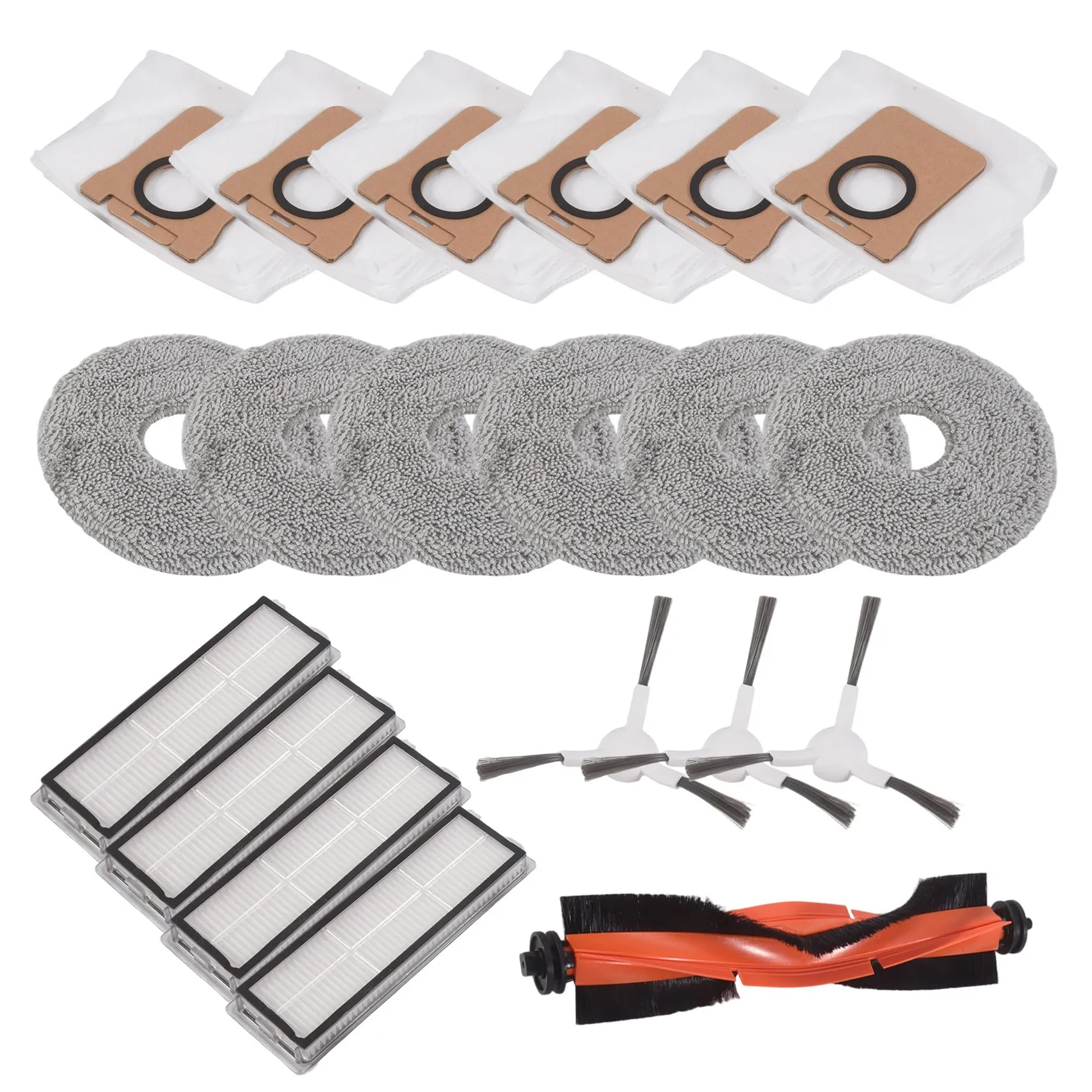 For Xiaomi Robot Vacuum X20 Plus / X20 + Robot Vacuum Cleaner Main Side Brush Hepa Filter Mop Cloth Dust Bag Accessories view 5