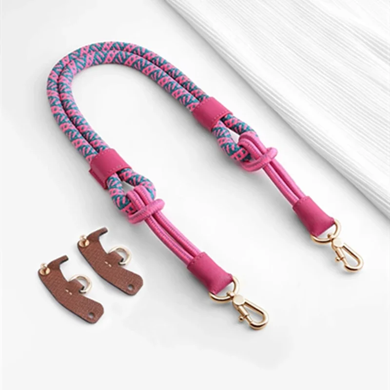 3pcs/Set Bag Rope Strap Buckle Kit For Longchamp Mini Bag Free Punching 78cm Shoulder Strap DIY Modification Upgrade Accessories