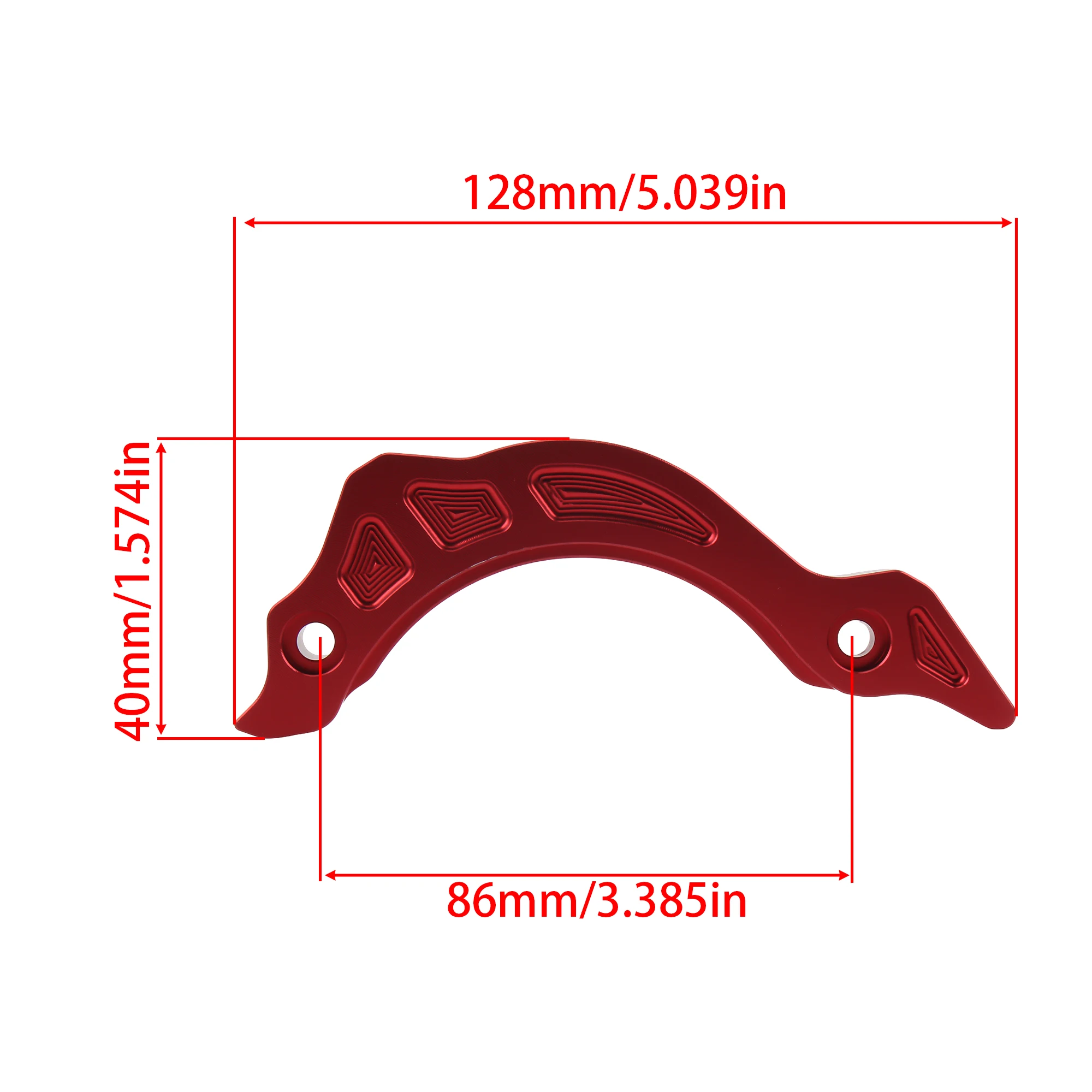 NC250 Motorcycle CNC Front Small Tooth Protection Bracket Cover For ZONGSHEN NC250S NC300S 250CC 300CC Moto Engine Accessories