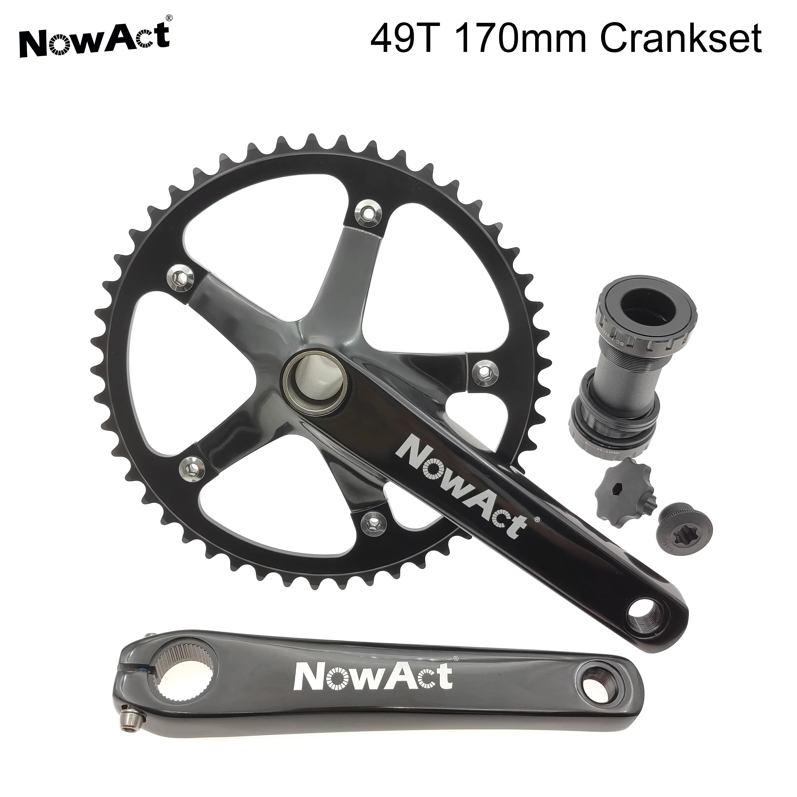 SKEACE 48T 165mm Fixed Gear Crankset Alumniun Alloy Crankset
