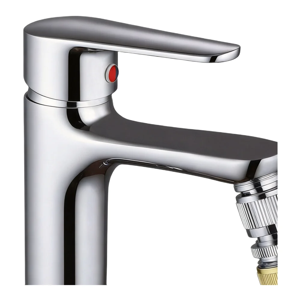 3-Pack Brass Sink Faucet Quick Connector, High Pressure Faucet Adapter For Shower Pipes And Garden Hoses, Chrome Finish