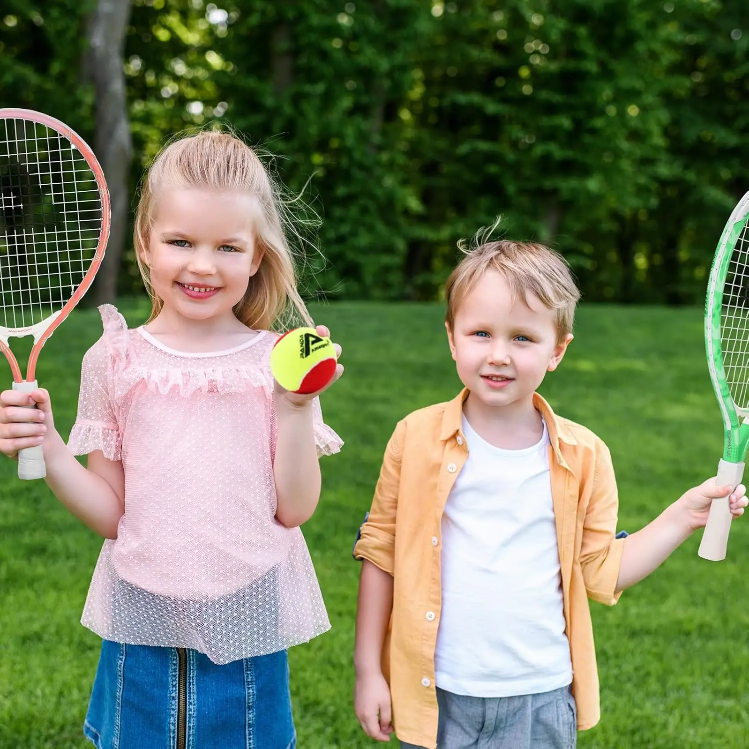 3 ~ 12Pack Tennisballen voor Kinderen 75% Lage Compressie Podium Kids Tennisbal Bulk voor Beginners Bal Training overgang Oefenen