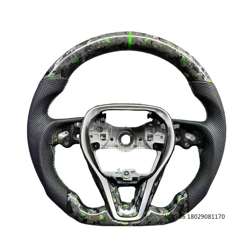 

Professional Manufacturer Perforated Leather Forged Carbon Wheel for Corolla Steering Wheel