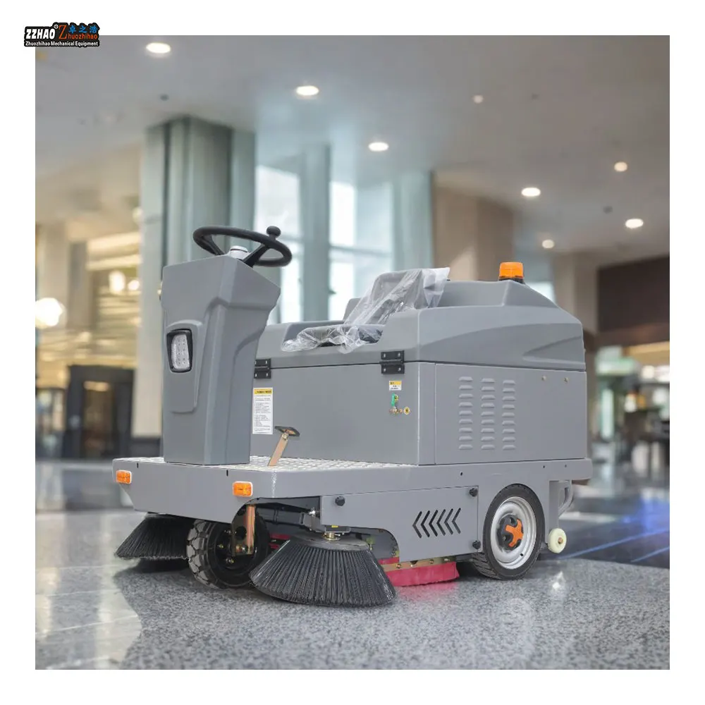China Groothandel Fabrieksprijs Mini Kleine Rit op Straat Veegmachine Auto Vloerveegmachine Reinigingsmachine