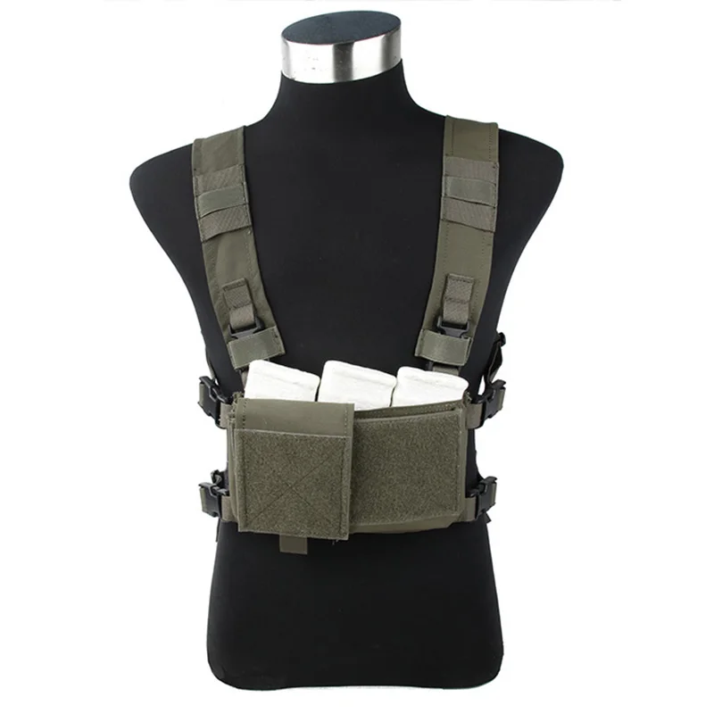 

TMC Modular Lightweight Low Profile Micro Chest Rig Basic Set Ranger Green(051531)