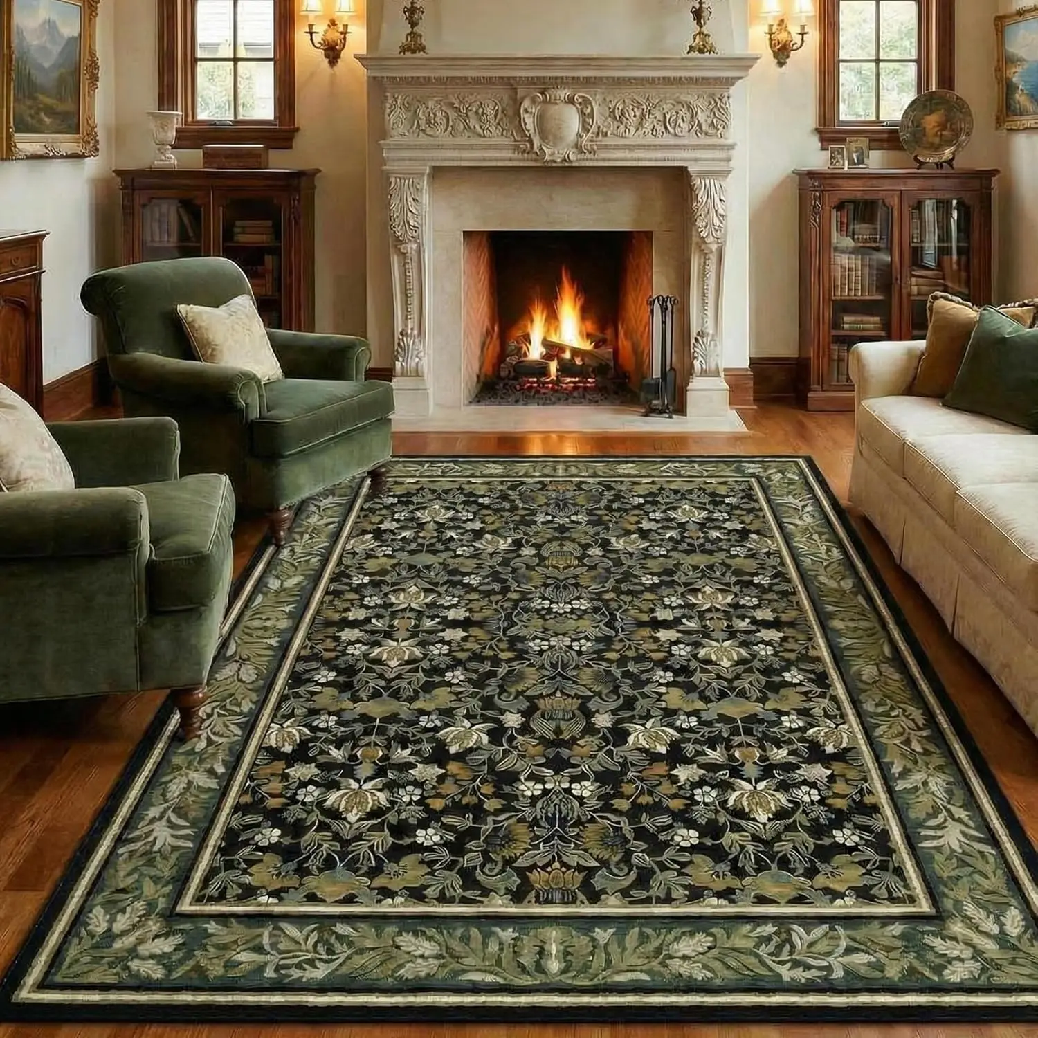 Dark Vintage Floral…