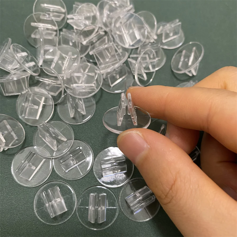 10/20/50Pieces Transparent Plastic Stand for 1-1.5mm Paper Card Board Game Components Card Holder For Game Cards