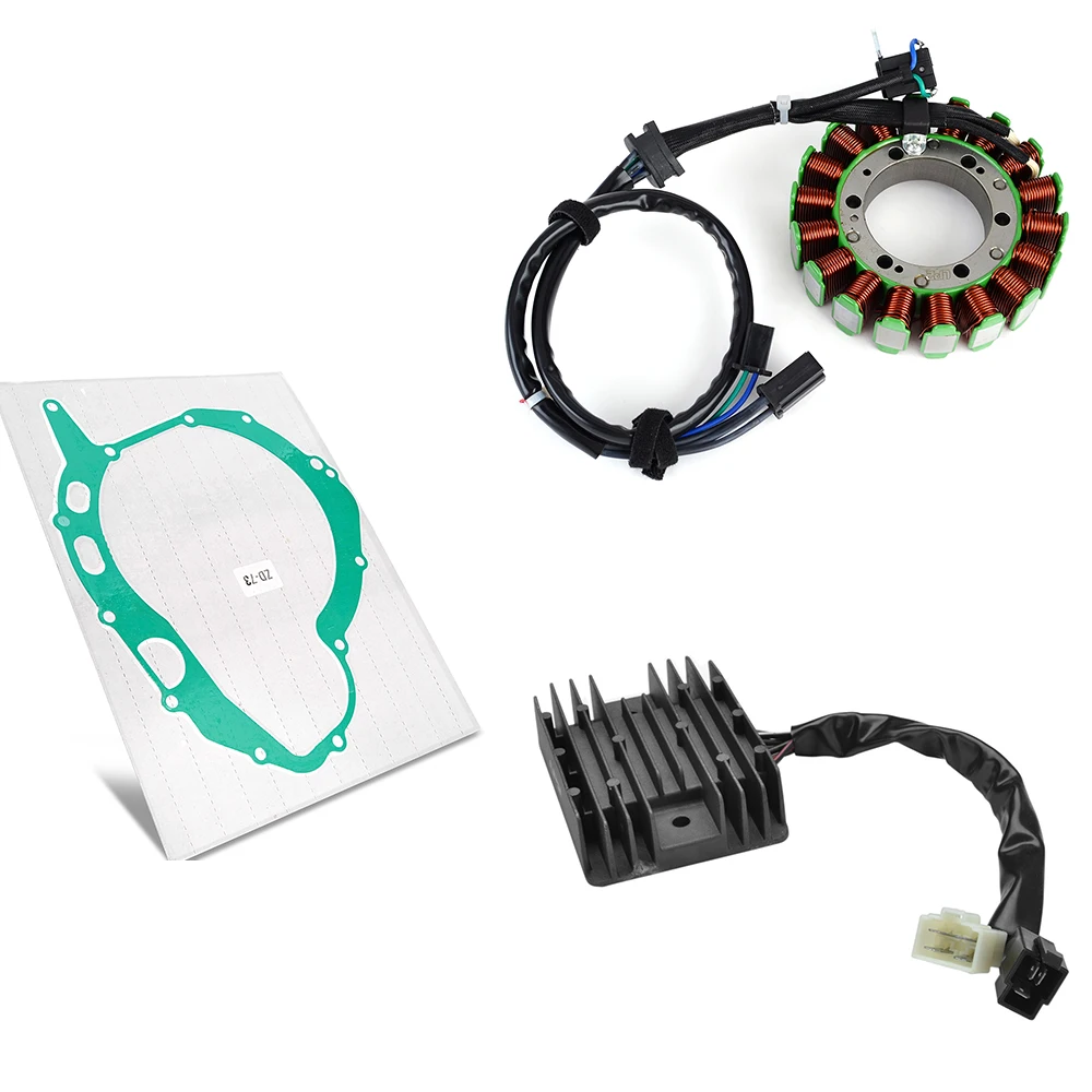 

Rectifier Regulator Stator Coil Gasket Kit for Suzuki DL1000 V-Strom 2003-2012 2011 2010 09 32101-06G11 32800-06G01 11483-02F10
