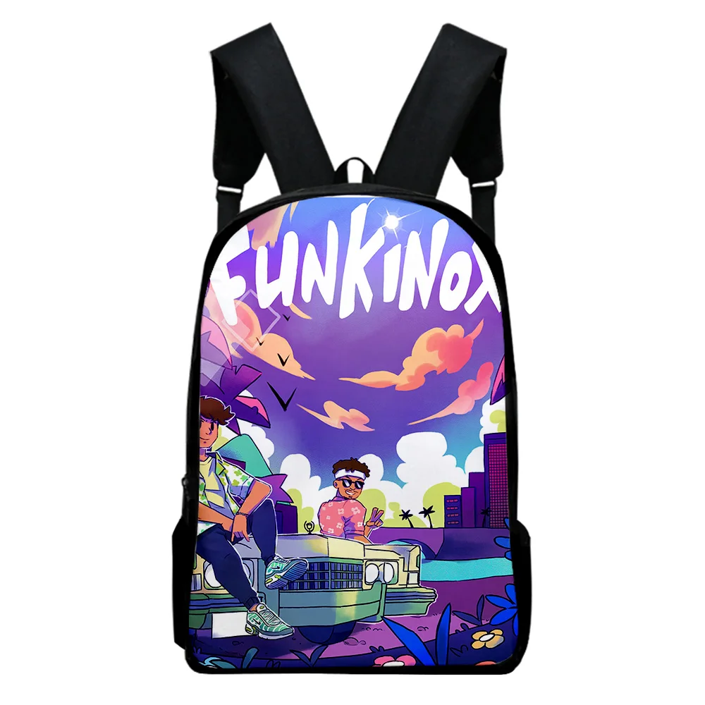 

Harajuku Youthful Funny inoxtag Student School Bags Notebook Backpacks 3D Printed Oxford Waterproof Boys/Girls Travel Bags