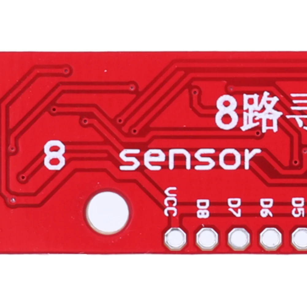 8 Channel IR Tracking Sensor Module 3.3V-5V Line Follower Infrared Detection Sensor 8Bit PCB DIY Detector for Arduino Smart Car