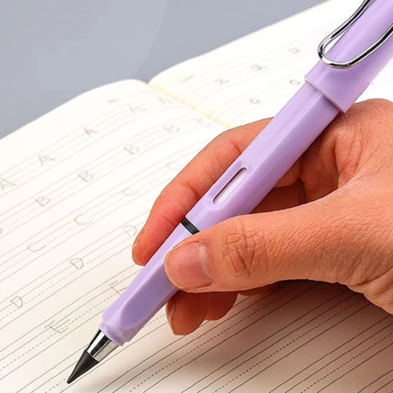 100Pcs Infinite Pencil Replaceable Refill Pencil Tips Reusable Inkless Graphite Nibs for Forever Pencils