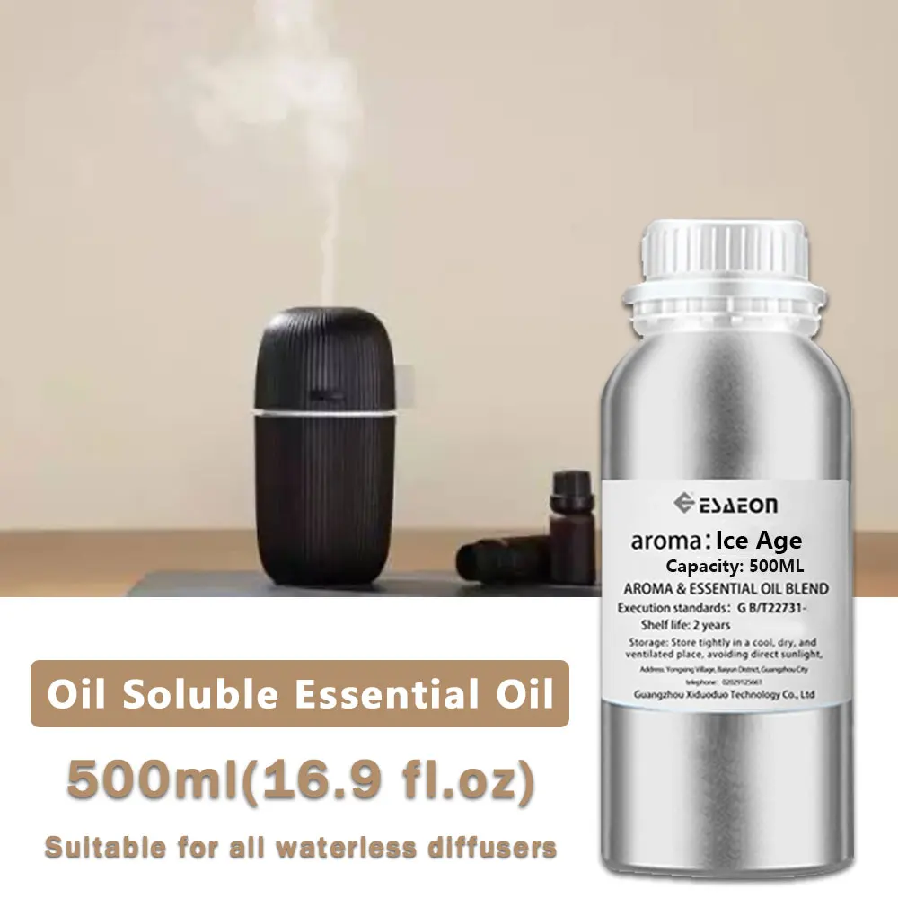 ESAEON 500ml (16.9 fl.oz) Ice Age/Pine Wood/Hilton Essential Oil - Diffuser Supplement Perfume Oil, For Aroma Fragrance Machine