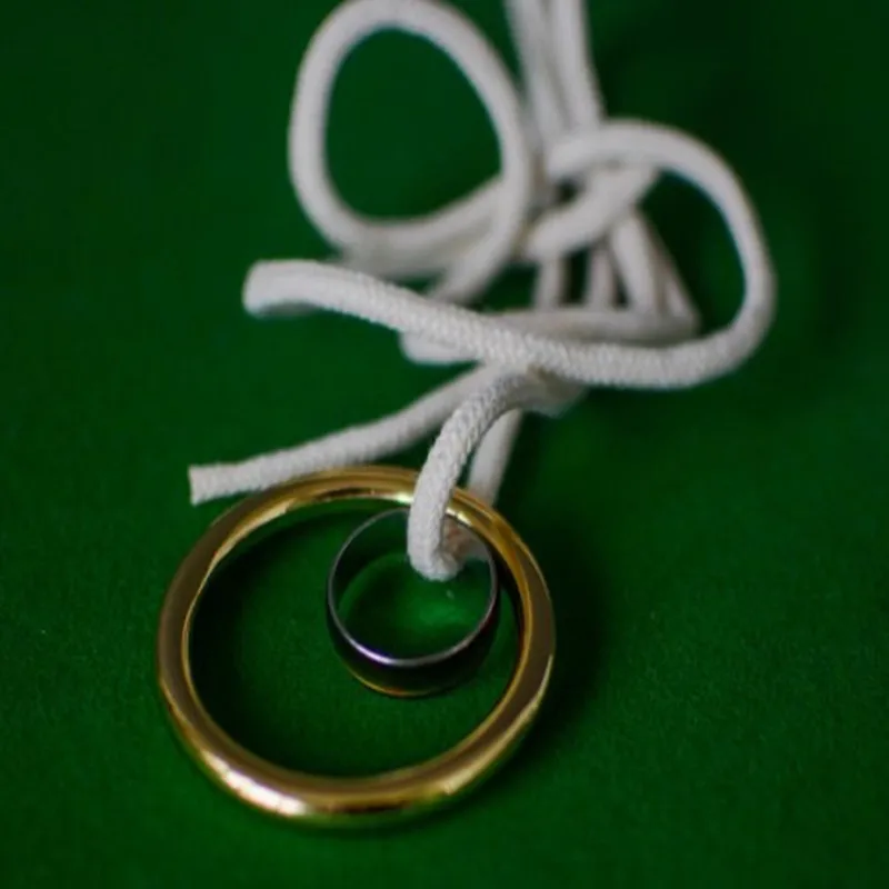 FISM Rings on the Rope - Magic Tricks,Classic Magic Effect,Comedy,Illusions,Close up Magic,Stage Gimmick Magician Toys