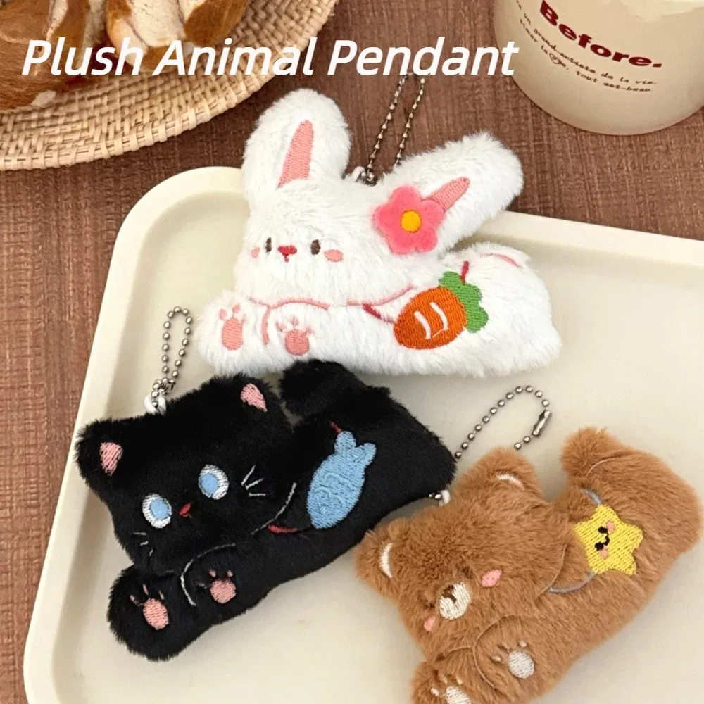 Créatif mignon chat Animal pendentif lapin ours sac à dos porte-clés léger exquis polyvalent porte-clés pendentif décoratif