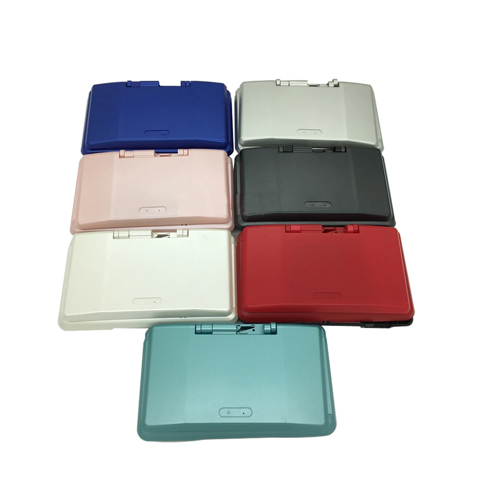 1 مجموعة ل NDS استبدال كامل الإسكان شل غطاء ل نينتندو DS NDS لعبة وحدة التحكم مع قلم اللمس و لاصق موصل