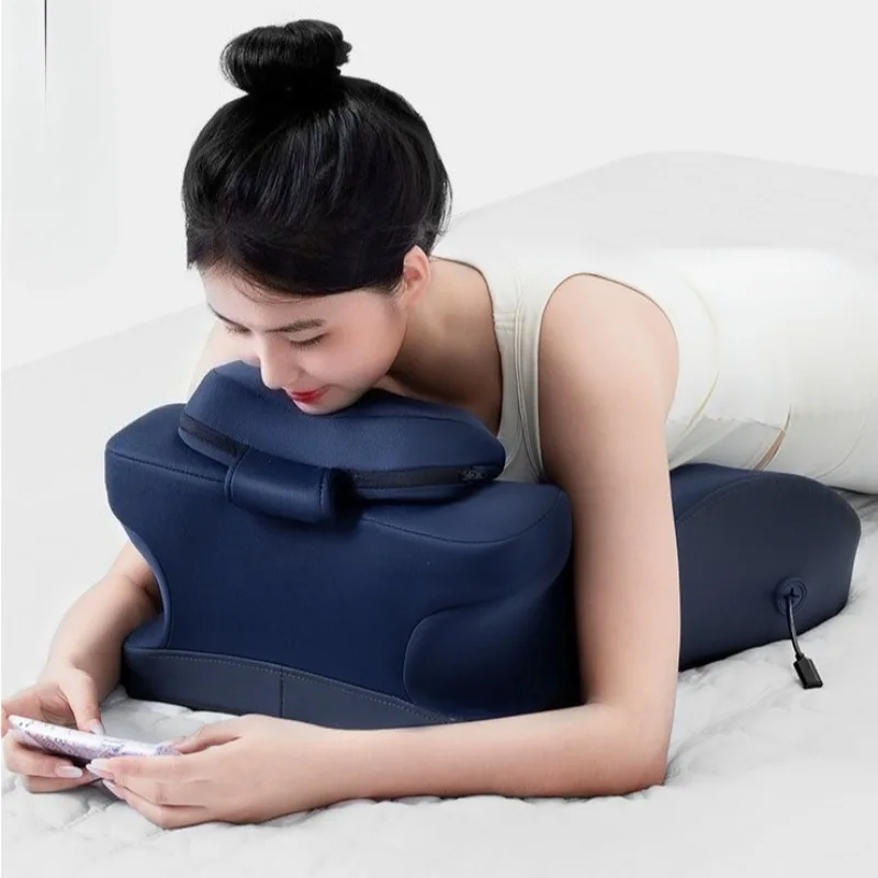 

Bed Pillow Massage Cushion for Kneading Cervical Neck Shoulders Waist and Abdomen Infrared Light Heating Sleeping Massage Pillow