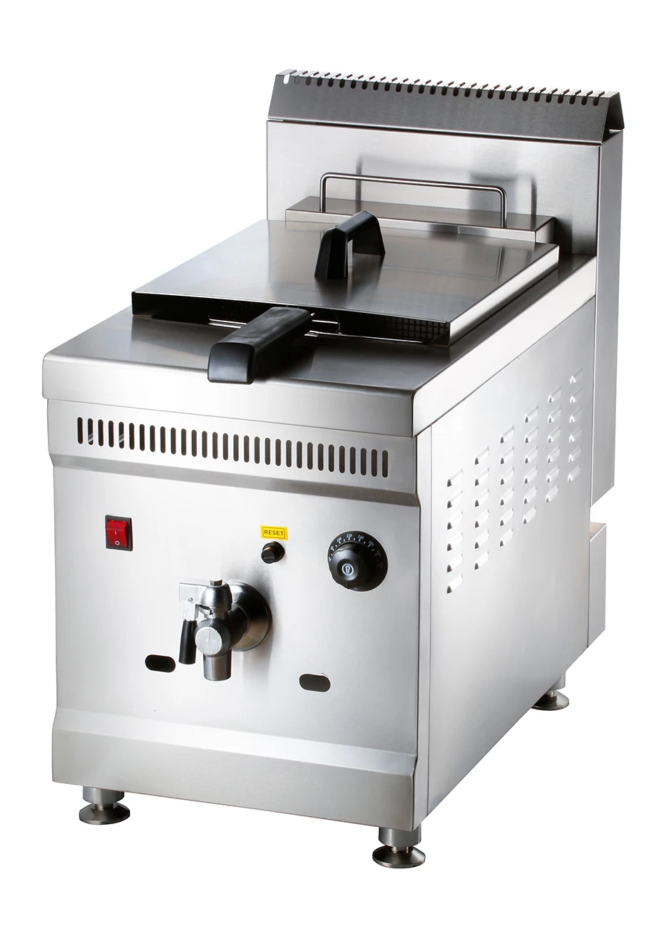 New Style Deep Fryer, Vertical Electric/Gas Temperature-Controlled Fryer