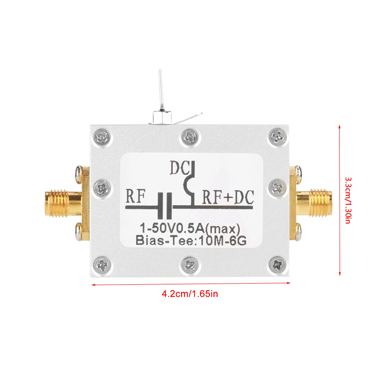 RF Radiofrequência Micro-ondas T, T de banda larga, Banda Larga, RF, 10MHz-6GHz, 1 PC