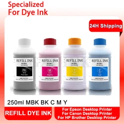 250ML Universal Refill Dye Ink For Epson Canon HP Brother Desktop Printer