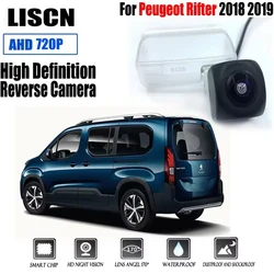 For Peugeot Rifter 2018 2019  HD Fisheye Rear Camera License Plate Camera Backup Reversing Camera