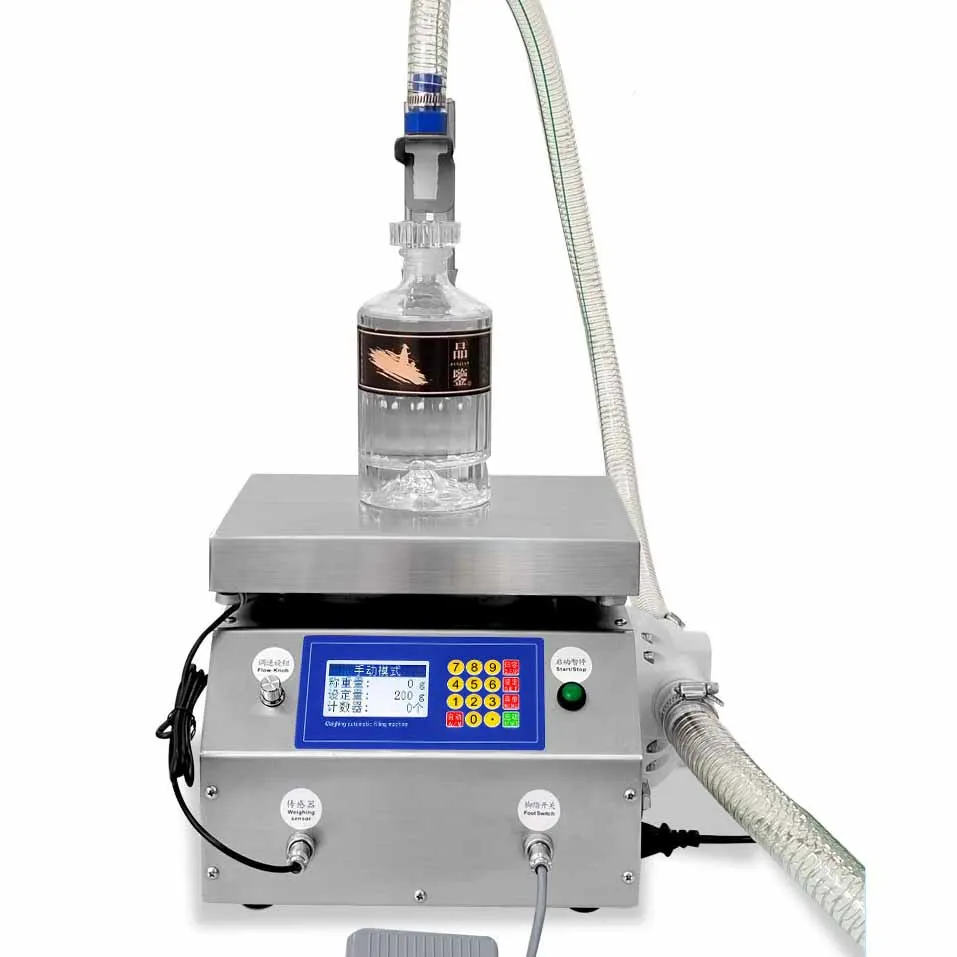 Automatic High Speed Large Flow Weighing Filling Machine Liquid Filling Machine Alcohol Filling Machine