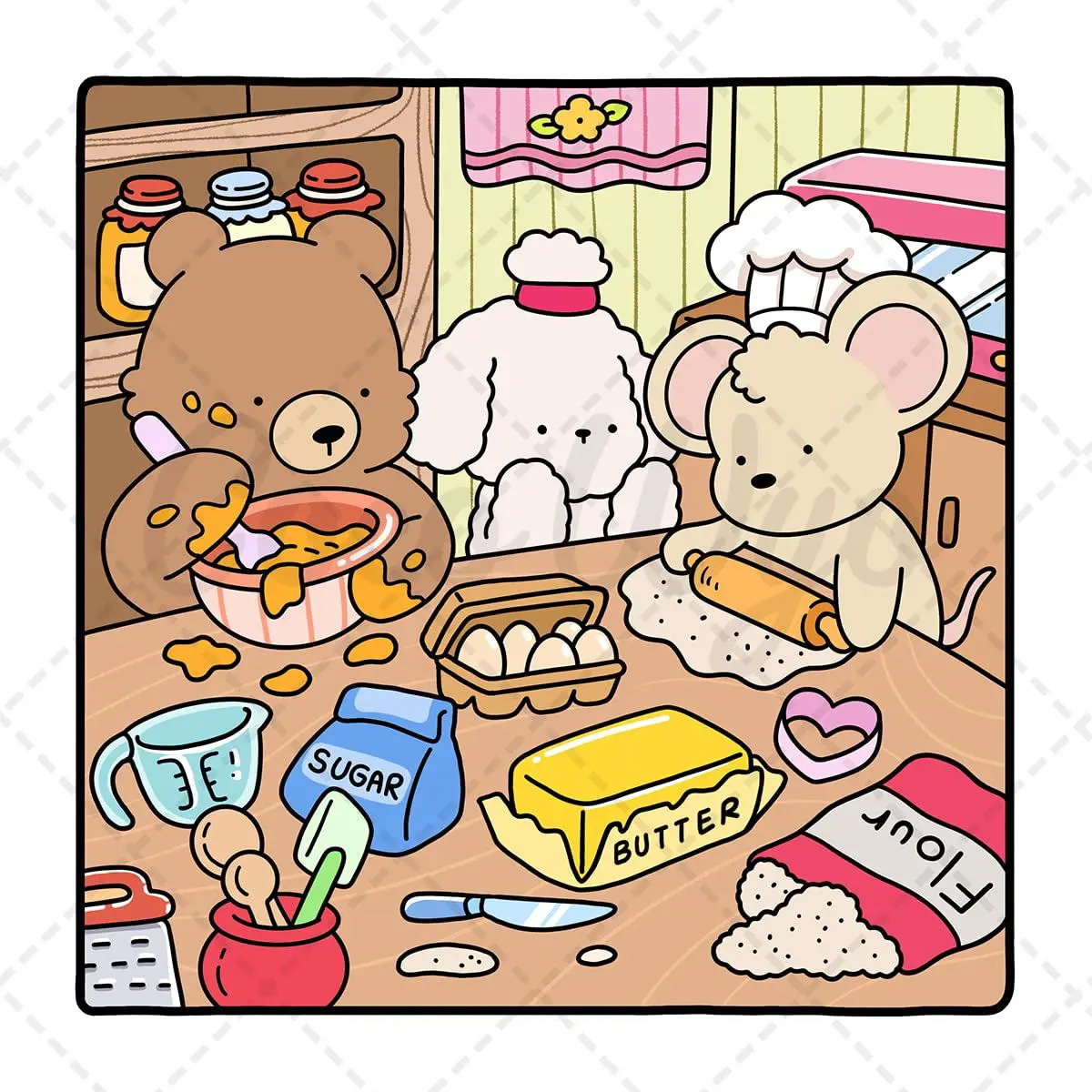 A Coloring Book of Cute Animal Characters - Suitable for Adults and Teenagers, an Ideal Gift for Children