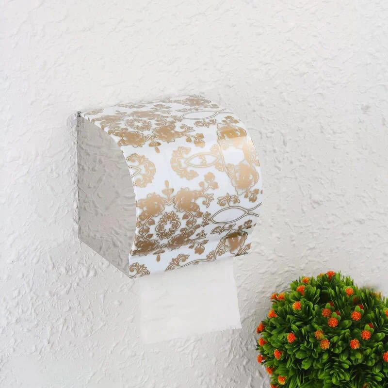 Stainless Steel Wall Toilet Paper Roll Holder Self Adhesive Holder Towel Rack