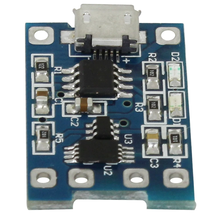 10 Pieces MICRO USB Interface TP4056 Charging Module Overcurrent and Overvoltage Charging and Discharging Protection