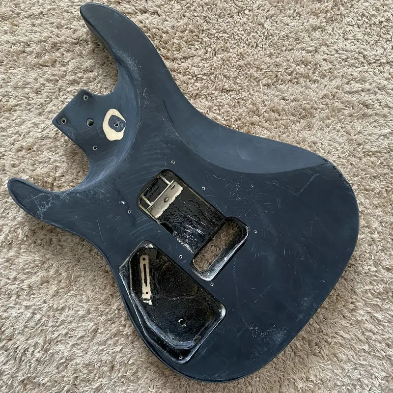 SSH Pickups Electric Guitar Body Blue Color Right Hand 2 Points Tremolo Model Stock Items Surface Damages and Dirty YB199