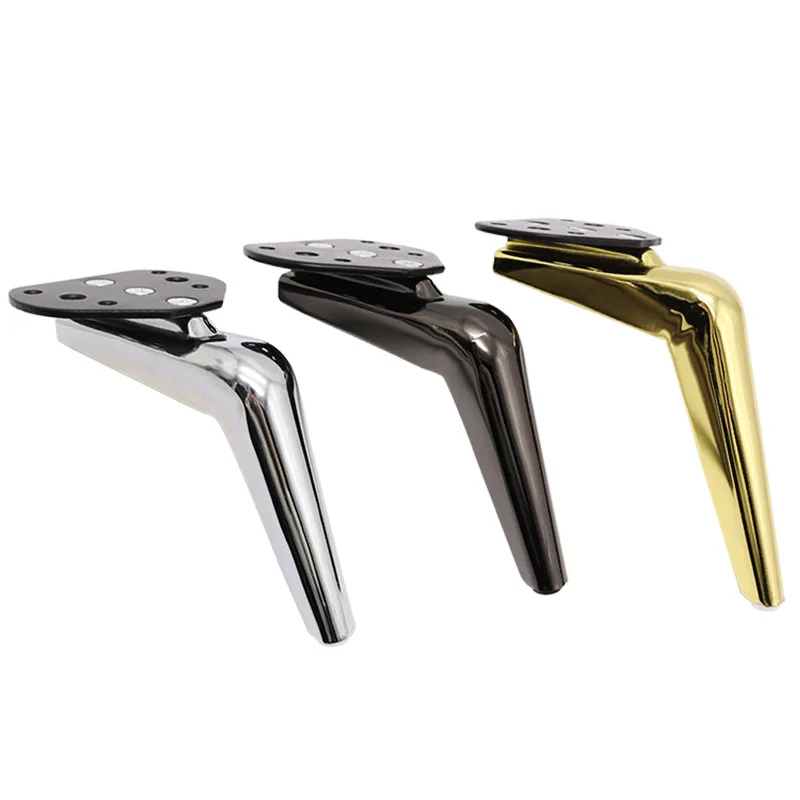 

4pcs Furniture Cabinet Legs Metal Black Gold Height 15/18cm Sofa Feet for Bed Dresser Coffee Table Leg Home Replacement Hardware