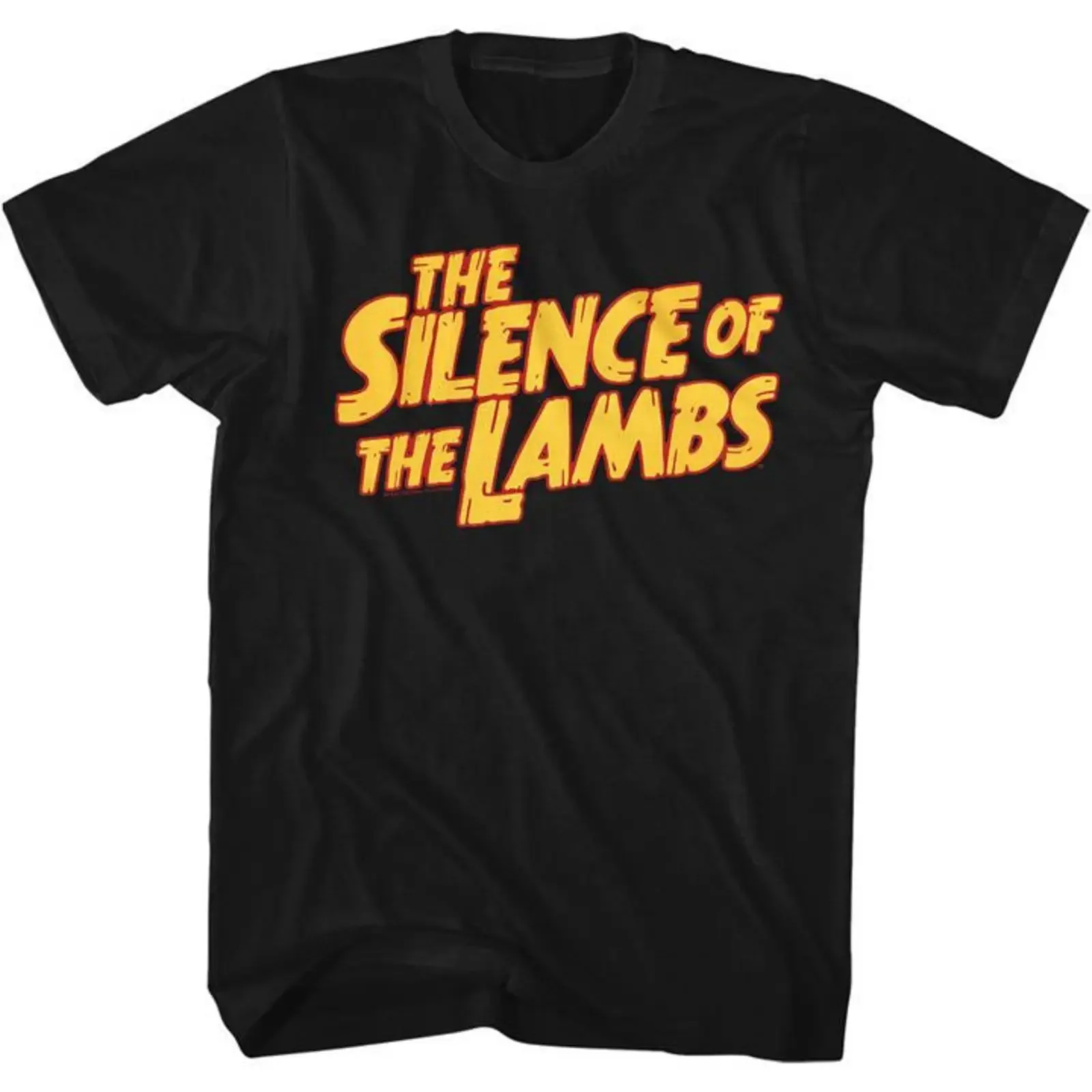 Silence Of The Lambs Retrologo Black T Shirt vintage Washed Versatile Breathable designer clothes Unisex Comfortable graphic