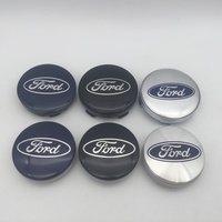 4pcs 3D for ford 54mm 56mm 60mm 68mm Car emblem Wheel hub Center Cap Badge covers sticker Decal styling auto Accessories