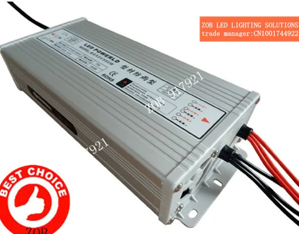 [ZOB]The new power supply aluminum profiles 12V 24V 100W 150W 200W 250W 350W 400W rain LED power supply factory direct--2PCS/LOT