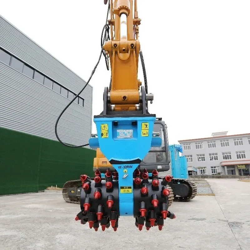 Hydraulic Rotary Drum Cutter Hot Sale High Quality Hydraulic Drum Cutter Rock Factory Direct Sales