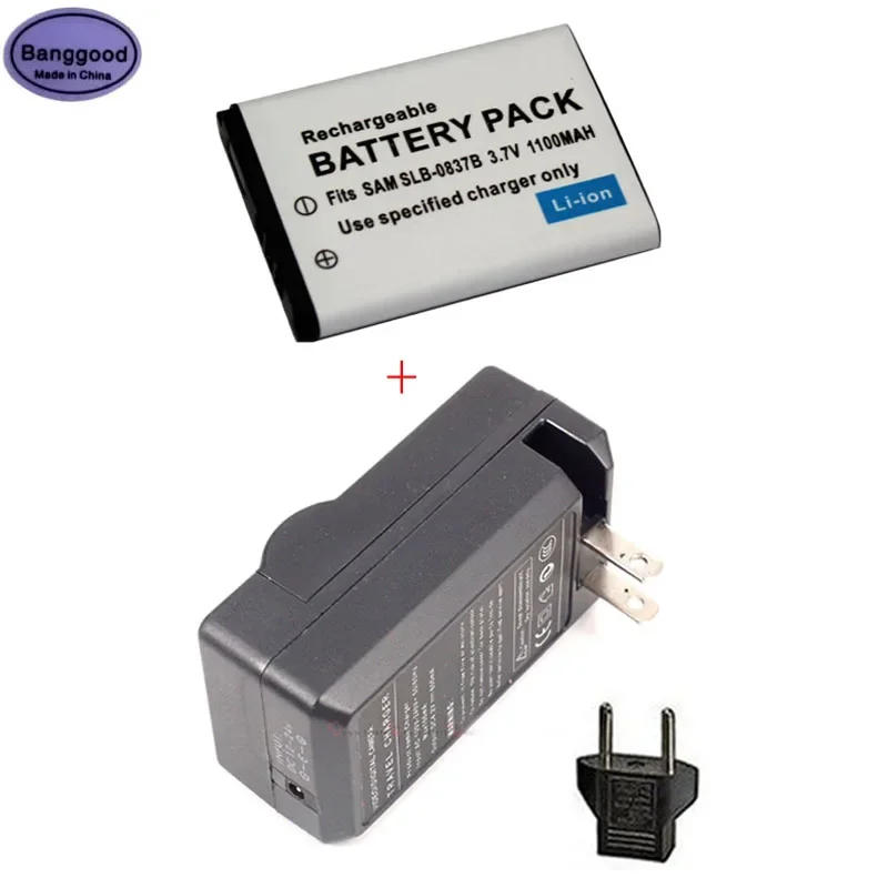 Аккумулятор для фотоаппарата Samsung NV8 NV10 NV15 NV20 L70 L83T L85T L201 L301, 1100 мАч