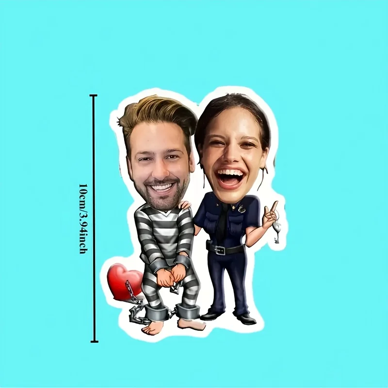 Custom Humorous Funny Pillow, Couple Exclusive Personalized Love-Themed Pillow, Personalized Photo Face And Body Combined Design