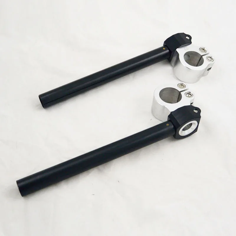 Universal Handgrip Racing Adjustable CNC 31MM - 53 MM Clip On Ons Fork Motorcycle Grip Handlebars Handle Bar Cafe Racer