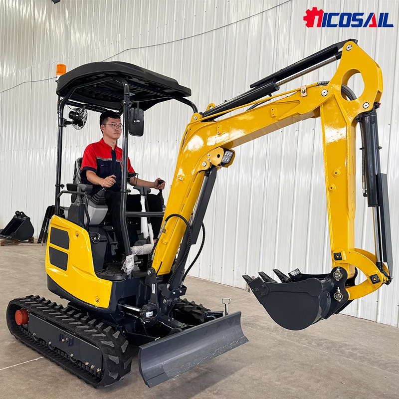 

Customized The Best Price Mini Excavator 2025 OKW18 Crawler Digger Machinery Equipment With 2900 Working Hours For KUBOTA