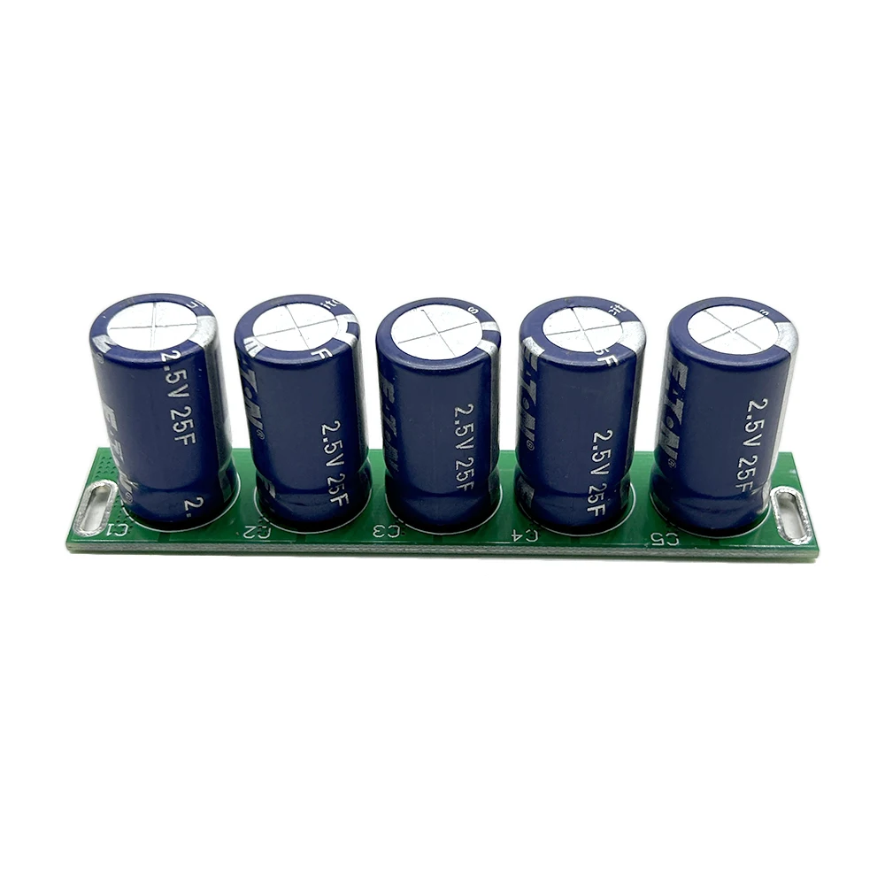 1Set 12.5V5F Automotive Rectifier Module 2.5V25F Farad Capacitor With Balancing Protecting Board Small Module Lifting Power