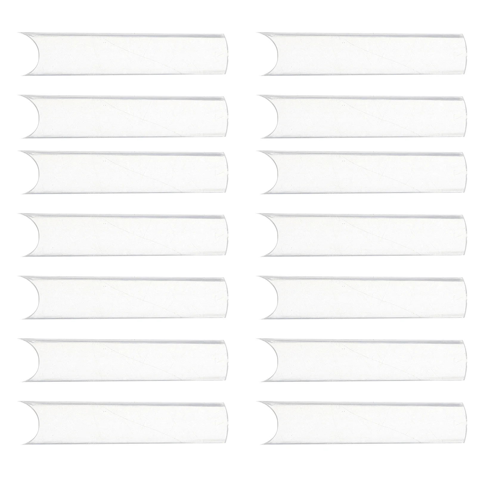 Caja de puntas de uñas de ataúd Extra largo de acrílico transparente, salón de manicura francés, extensiones de uñas postizas DIY, puntas de uñas transparentes de ataúd largas