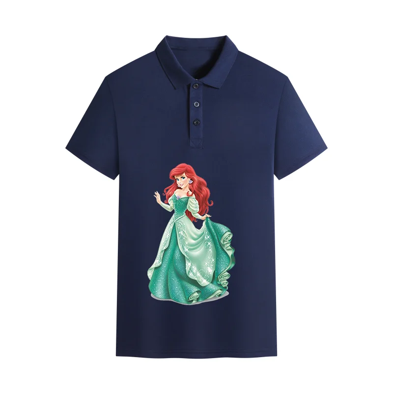 Nowa koszulka POLO z nadrukiem animacyjnym na lato, modna odzież męska i damska, oddychająca, dopasowana, idealna do aktywności na świeżym powietrzu i sportu.