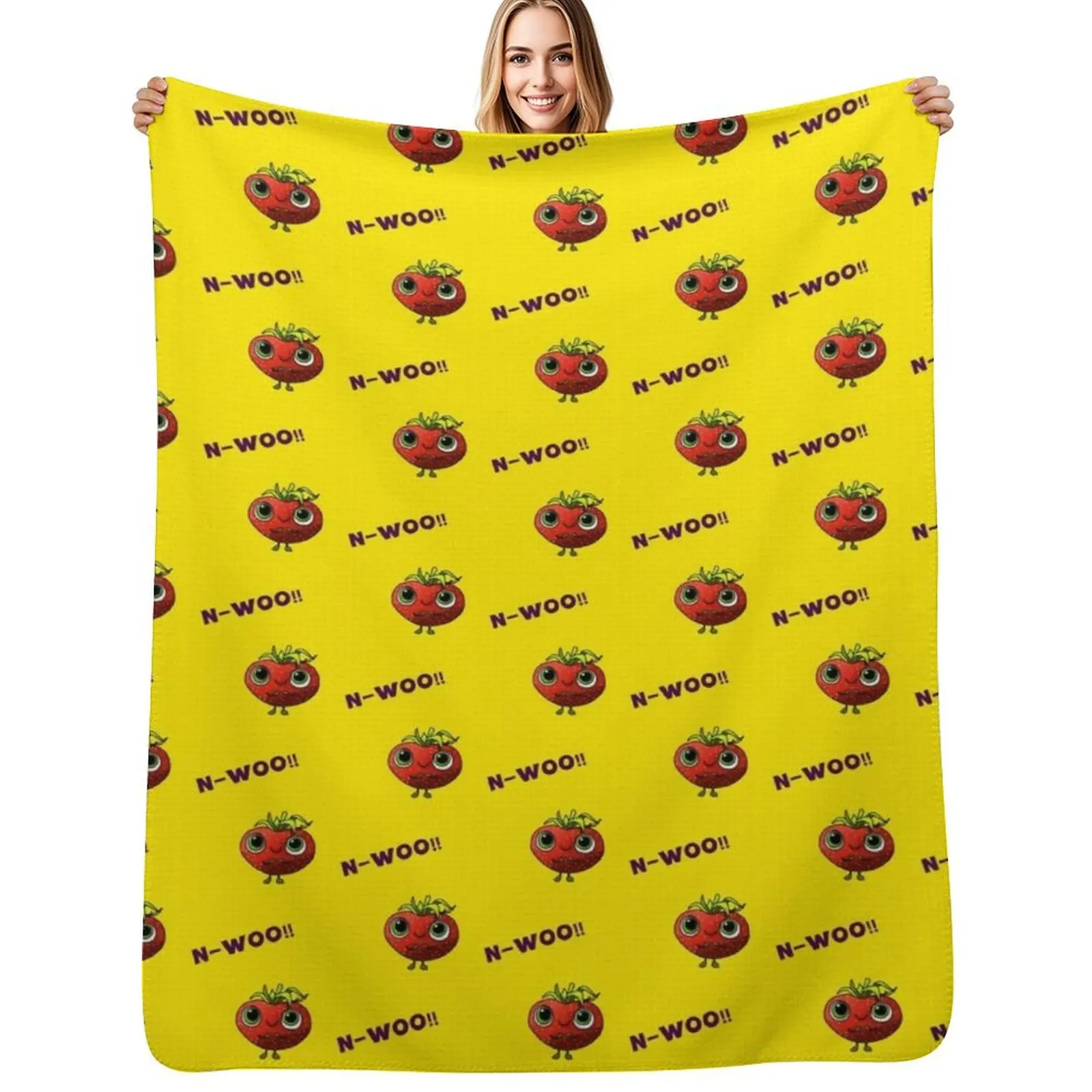 

N-WOO - Barry - Cloudy with a chance of meatballs Throw Blanket Cozy Throw Blanket for Bed Sofa Chair