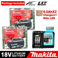 Makita genuine lithium-ion rechargeable battery 6AH/5AH/3AH18Vbl1860BL1830BL1850BL1860b replacement battery for electric tools.