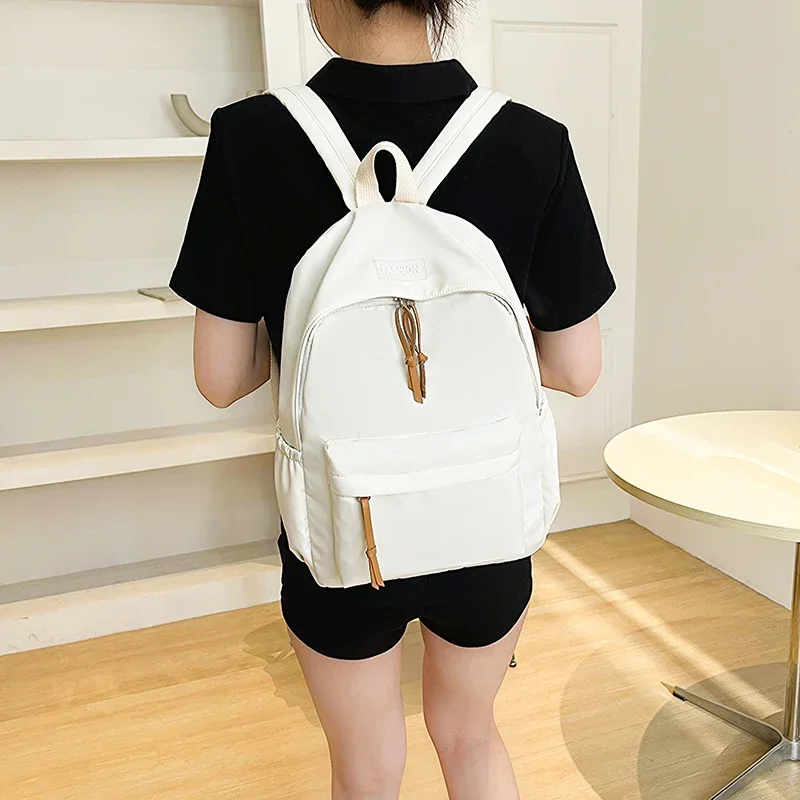 Kawaii Large-capacity All-match Backpack Korean Version Simple Storage Bag Back To School Office Supplies Cute Stationery1